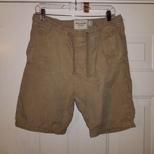 Khaki Shorts - Abercrombie and Fitch - Large